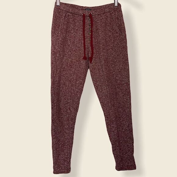 Harmony Burgundy Joggers - Picture 1 of 10